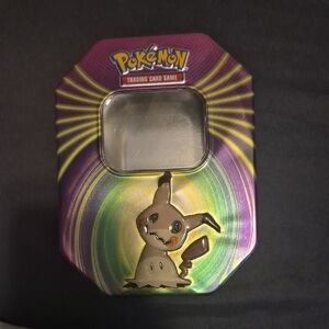 Pokemon Mimikyu Tin with Purple and Green Design